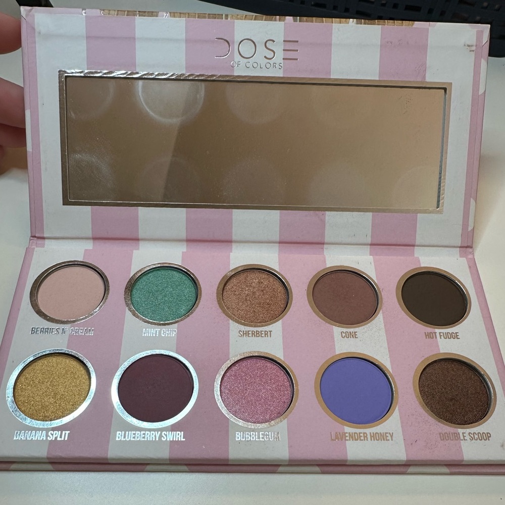 Dose of Colors EyesCream Eyeshadow Pallet Pastel Mattes Shimmer Limited Edition